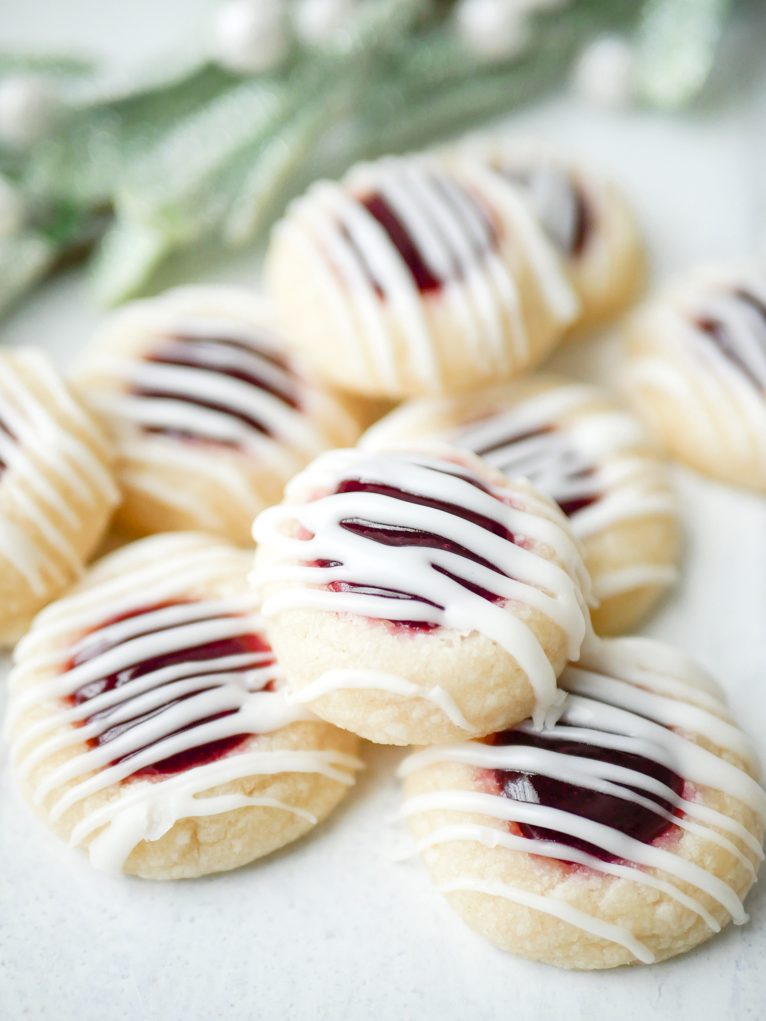 Raspberry Almond Shortbread Cookies Recipes By Val