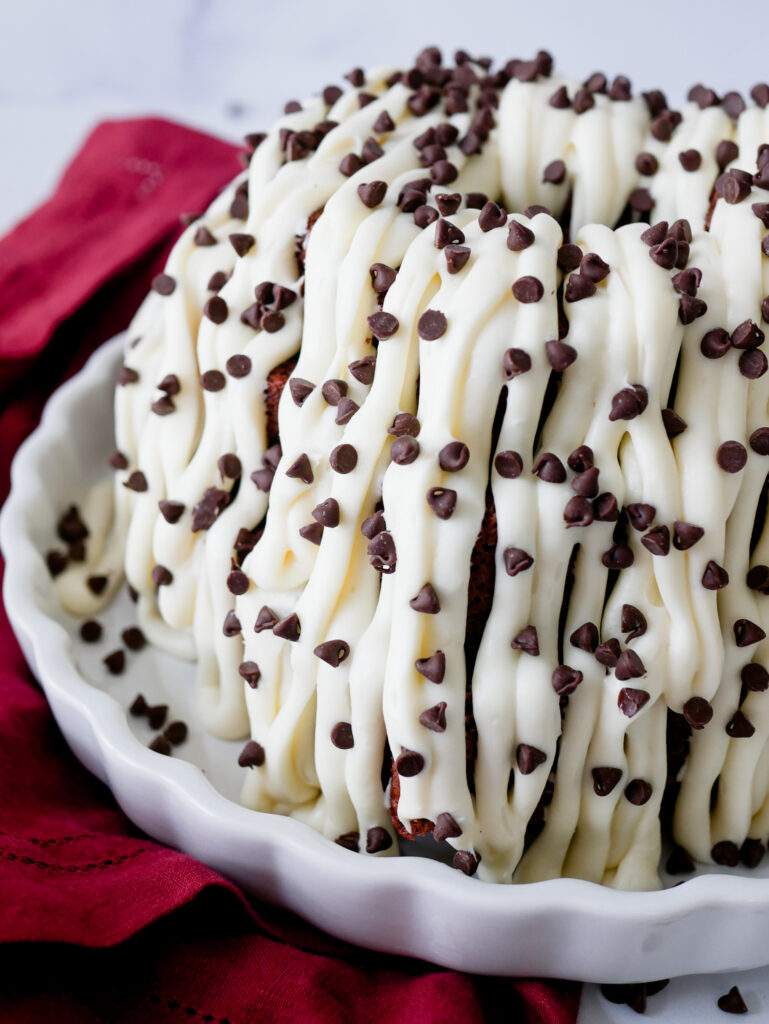 Heart-Shaped Red Velvet Bundt Cake